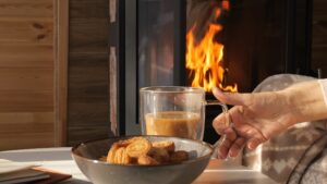 Boisson chaude en pleine conscience