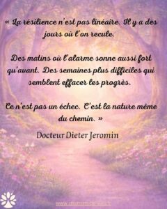 Quand la vie chancelle, le corps se souvient : un récit de résilience