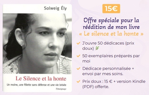 Le Silence et la Honte - Livre - Solweig Ely - Réédition