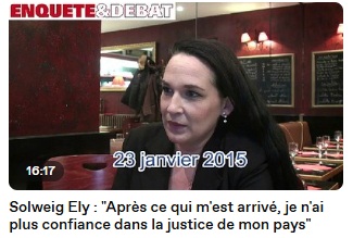 solweig Ely plus confiance en la justice de mon pays