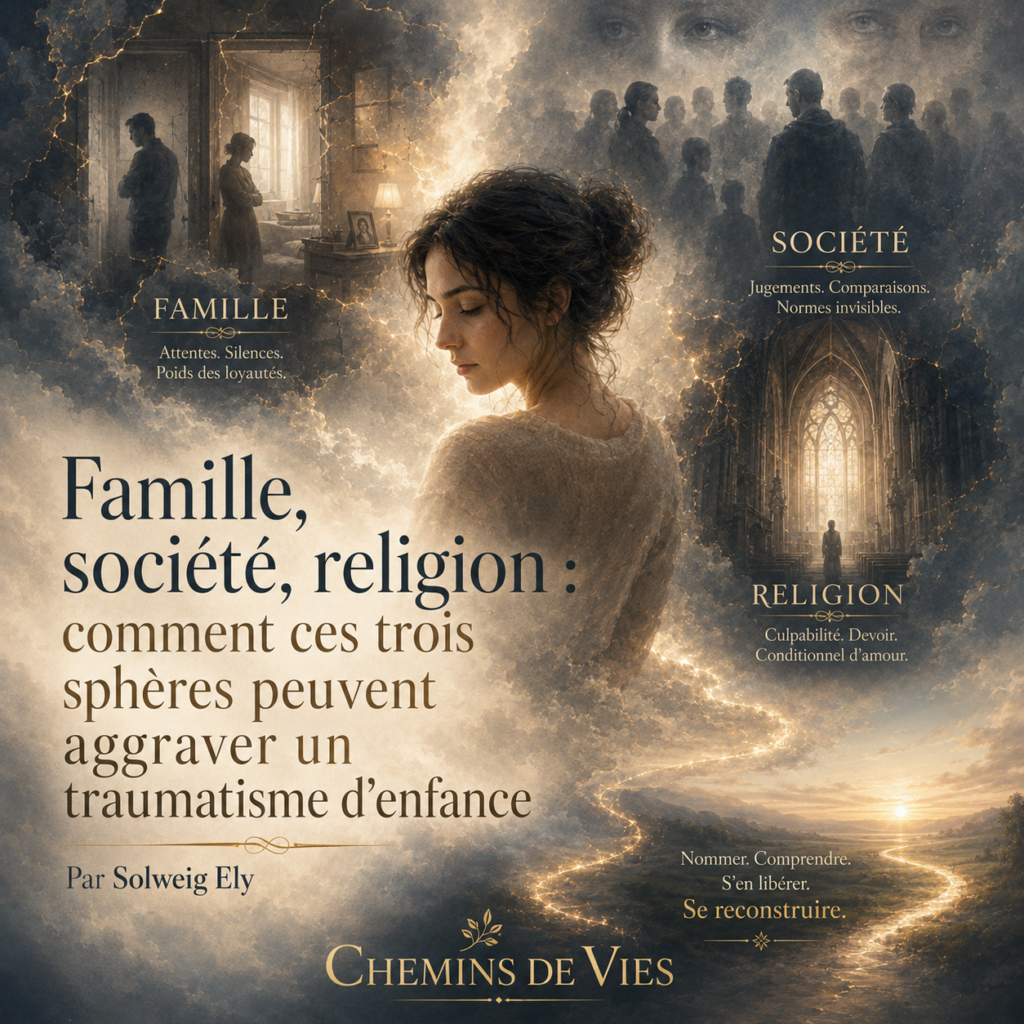 Famille, société, religion : comment ces trois sphères peuvent aggraver un traumatisme d'enfance