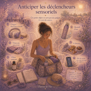 Anticiper les déclencheurs sensoriels.