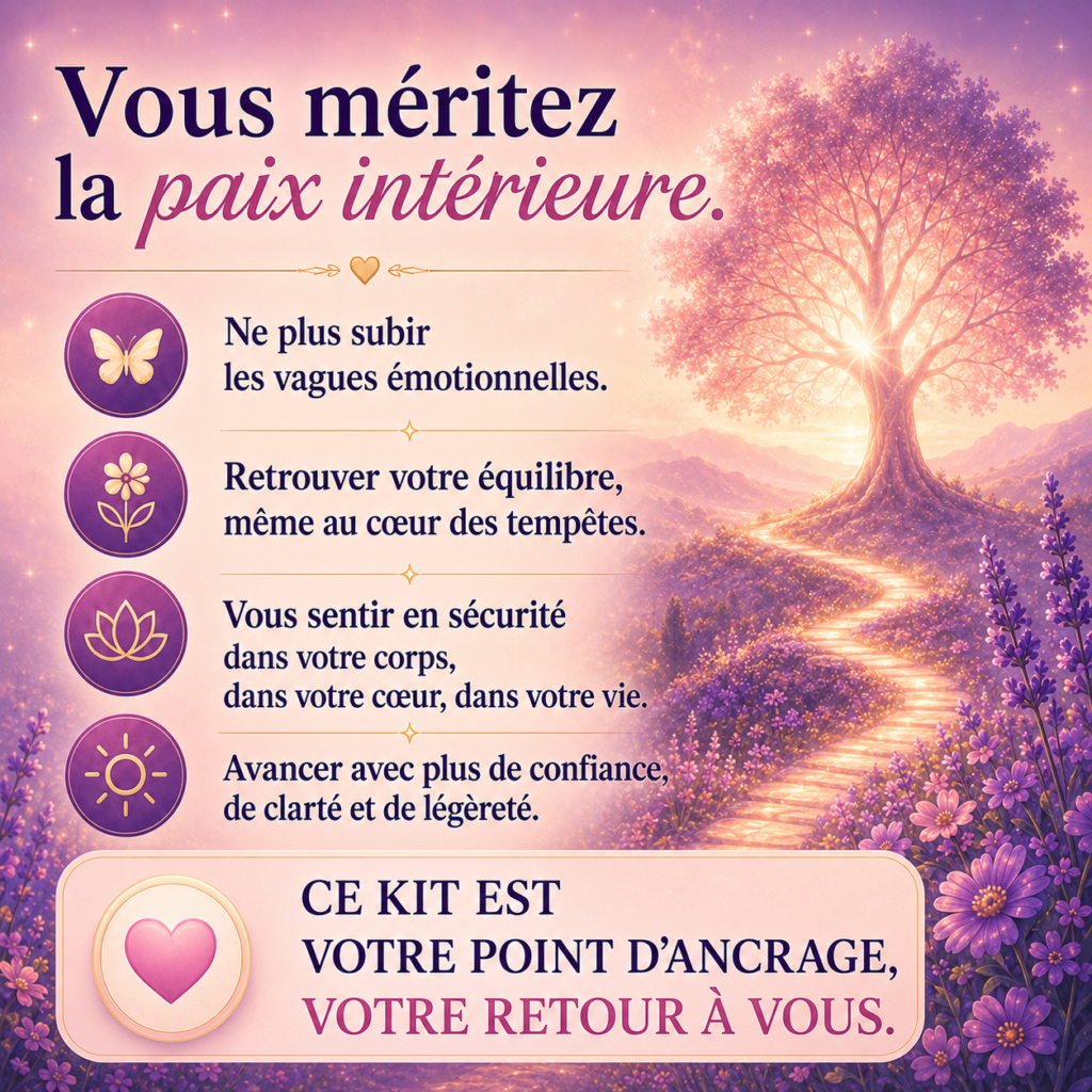 Kit d'urgence émotionnelle pour partir cet été.