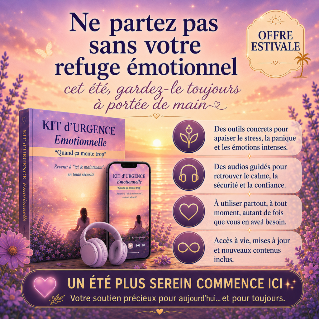Kit d'urgence émotionnelle pour partir cet été.