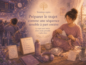Troisième repère : préparer le trajet comme une séquence sensible à part entière