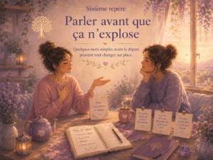 Sixième repère : parler avant que ça n'explose