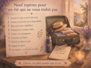 Neuf repères pour un été qui ne vous trahit pas