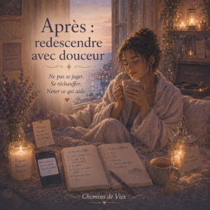 trAprès : redescendre avec douceur