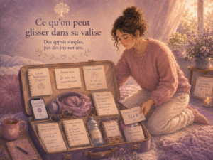 Ce qu'on peut glisser dans sa valise émotionnelle pour partir en vacances cet été.