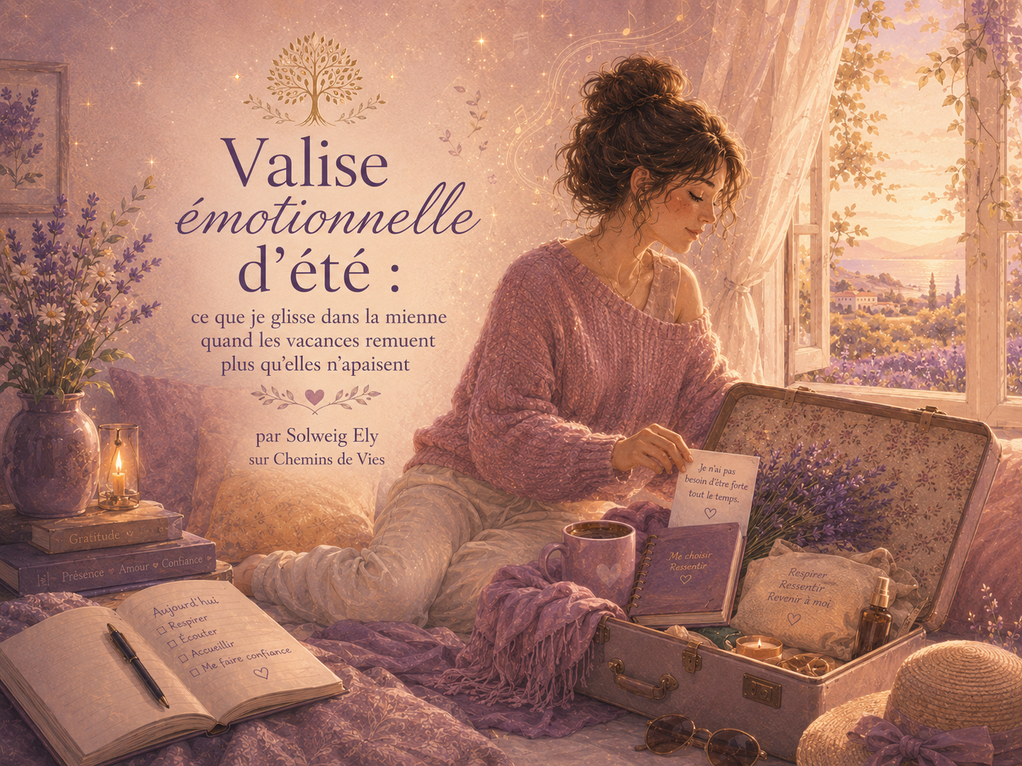 Ma valise émotionnelle d'été : quand les vacances remuent plus qu'elles n'apaisent