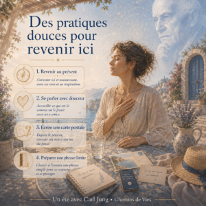 Des pratiques douces pour prendre soin de ce qui remonte