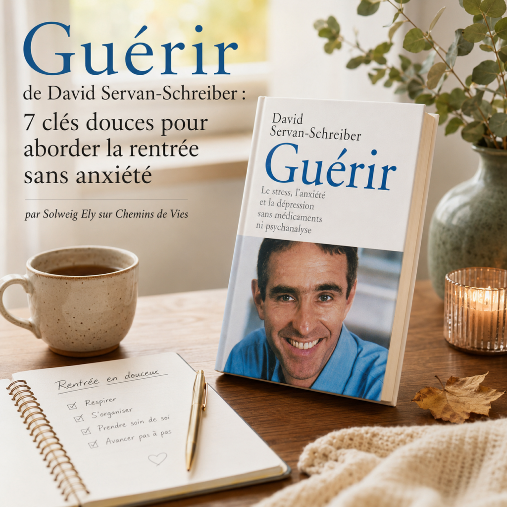 Guérir de David Servan-Schreiber : 7 clés douces pour aborder la rentrée sans anxiété