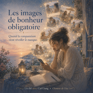 Les images de bonheur obligatoire.