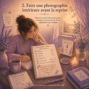 Faire une photographie intérieure avant la reprise