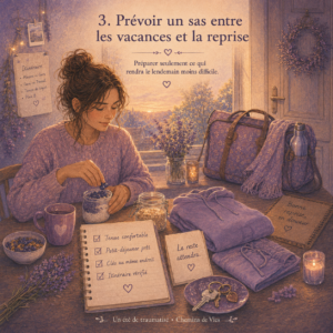 Prévoir un sas entre les vacances et la rentrée