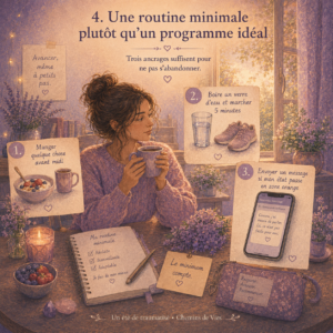 Construire une routine minimale plutôt qu'un programme idéal.