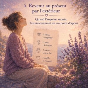 Revenir au présent par l'extérieur.