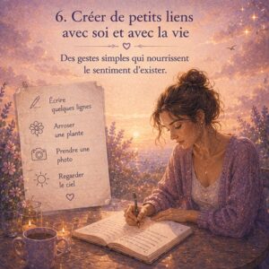 Écrire un plan de sécurité émotionnelle.
