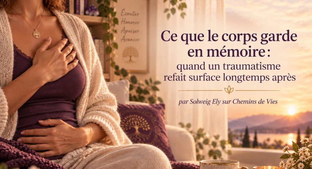 Ce que le corps garde en mémoire : quand un traumatisme refait surface longtemps après
