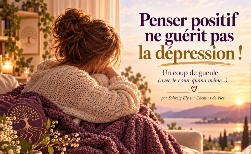 Penser positif ne guérit pas la dépression